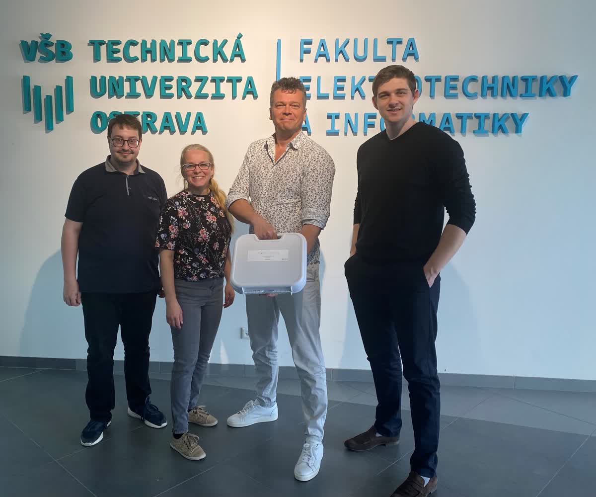 Setkání s kolegy na Fakultě elektrotechniky a informatiky VŠB-TUO